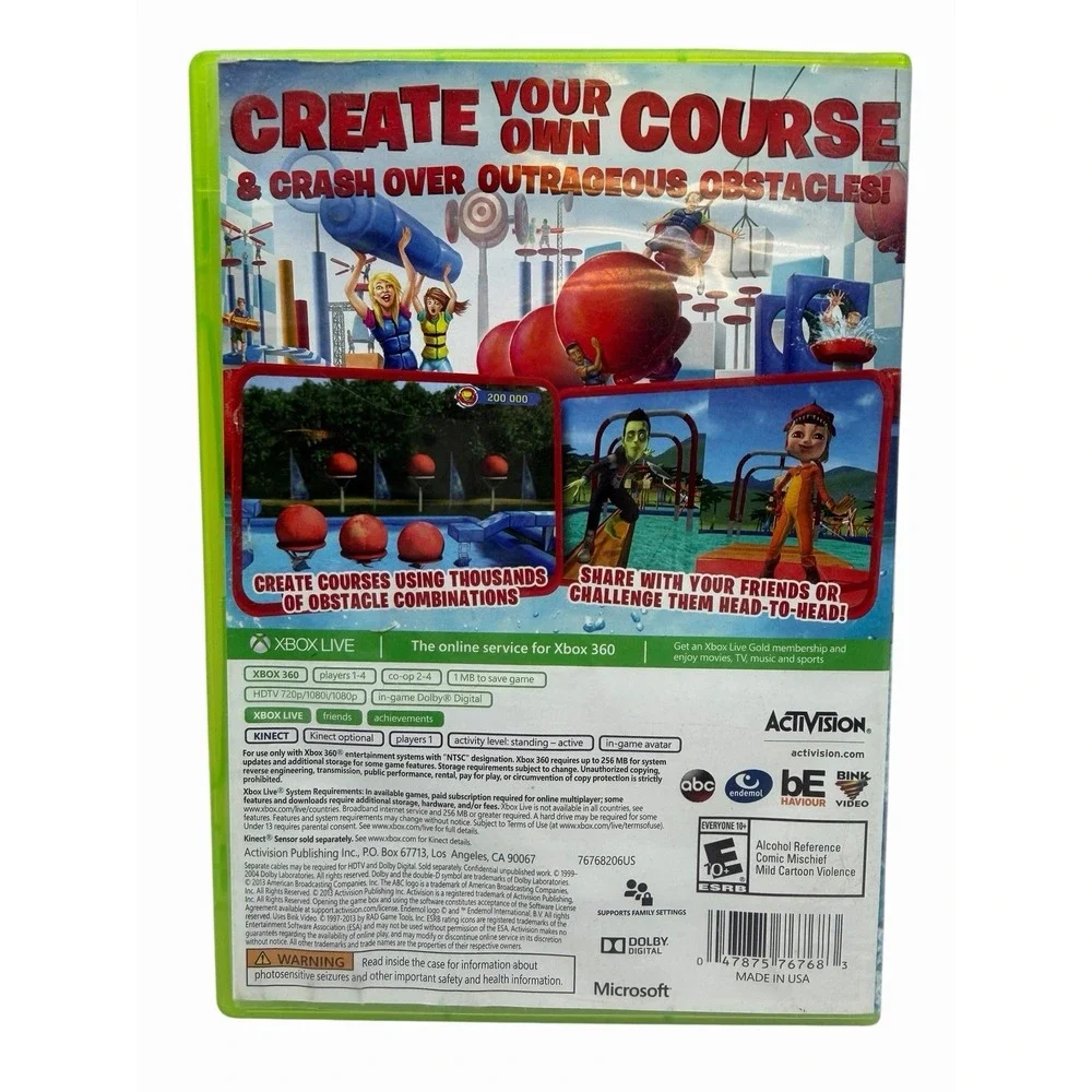 Wipeout Create & Crash Xbox 360 Complete Game Tested No Manual Activision